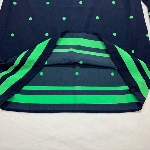 Gap Womens Long Sleeve Polka Dot Blue Dress Size S/P - Picture 4 of 14